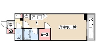 アスヴェル神戸駅前の物件間取画像